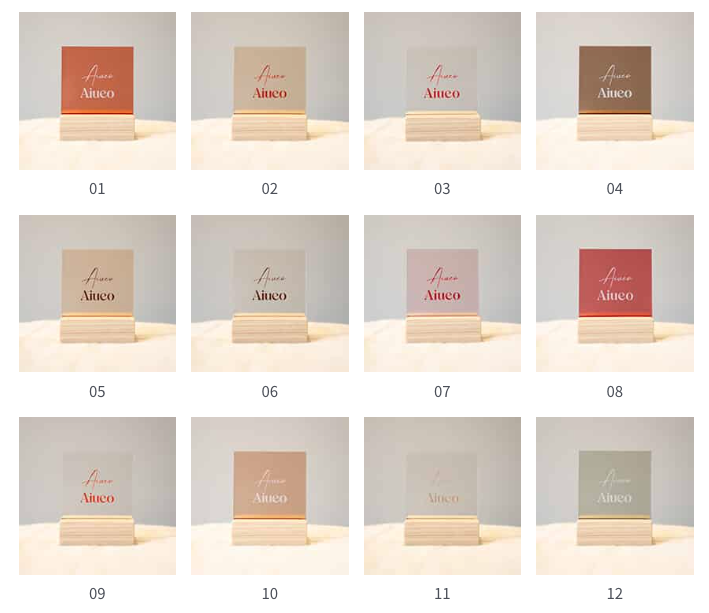 アクリル席札・ネームプレート/Sna10