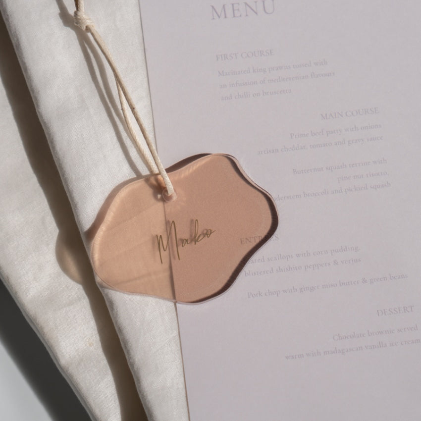 アクリル席札・ネームプレート/Sna10