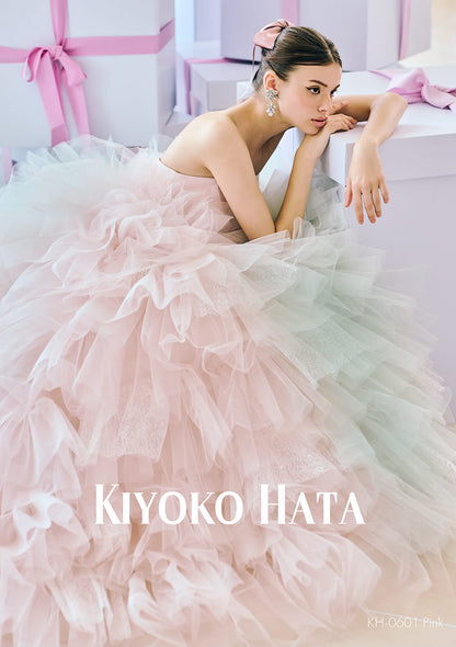 KH0601 ピンク【結婚式　カラードレス　レンタル】