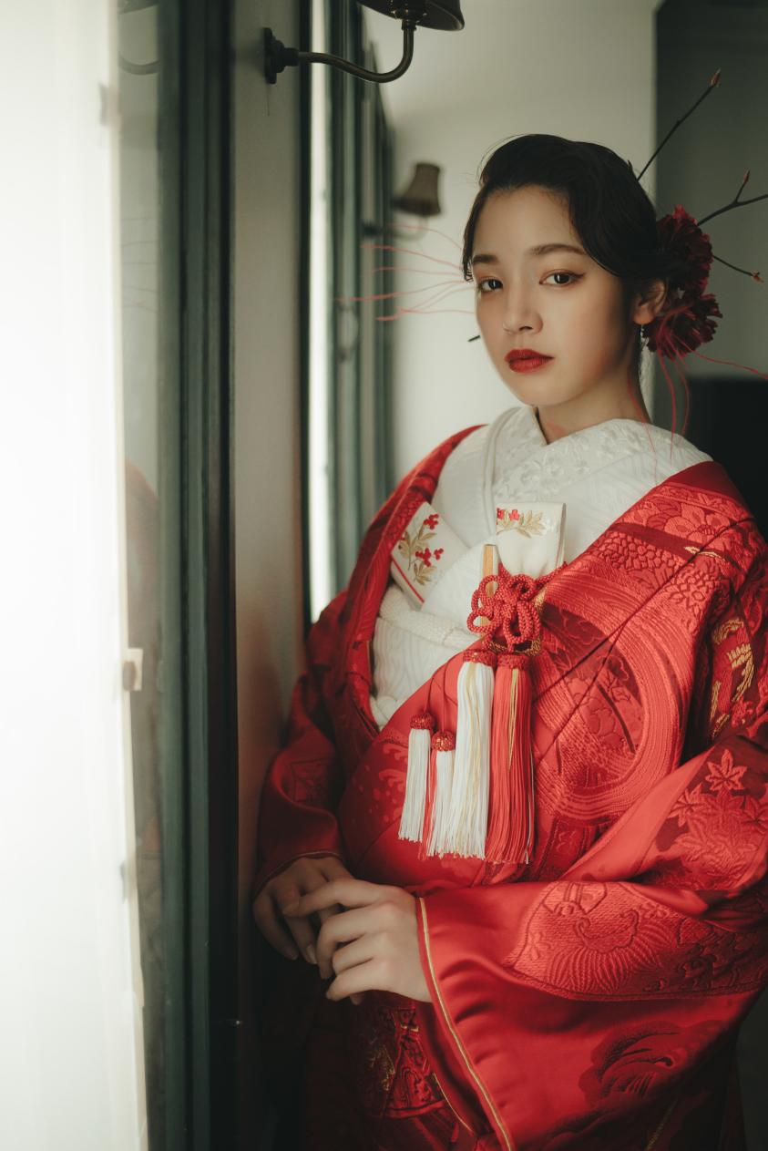 赤無垢金織熨斗【結婚式 和装 色打掛 レンタル】 – 結婚式準備サイトCORDY