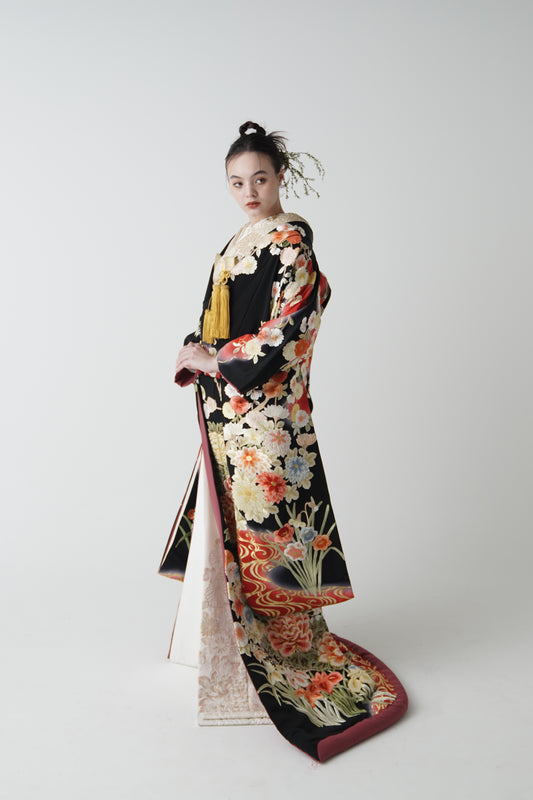黒に咲く 百花爛漫