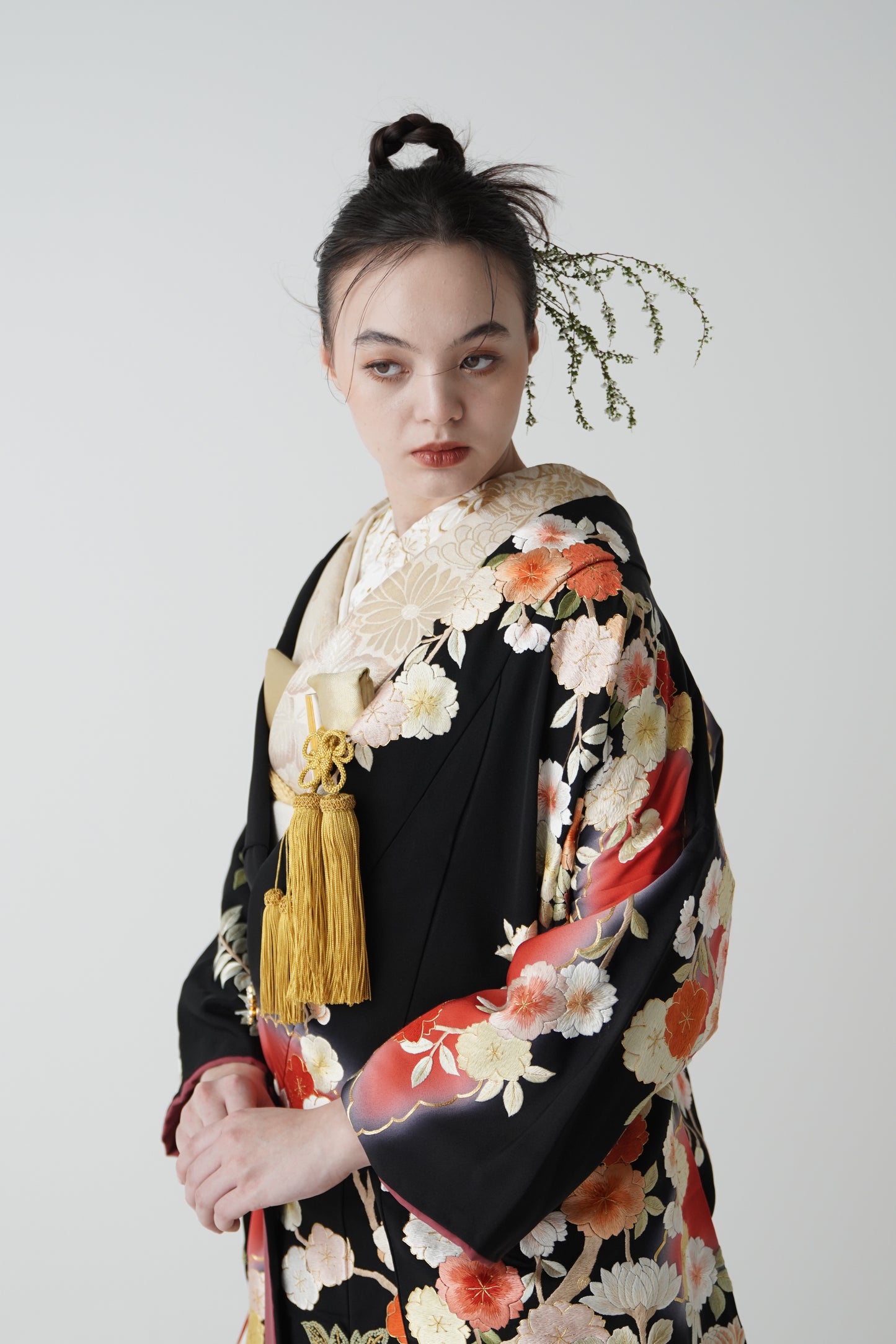 黒に咲く 百花爛漫