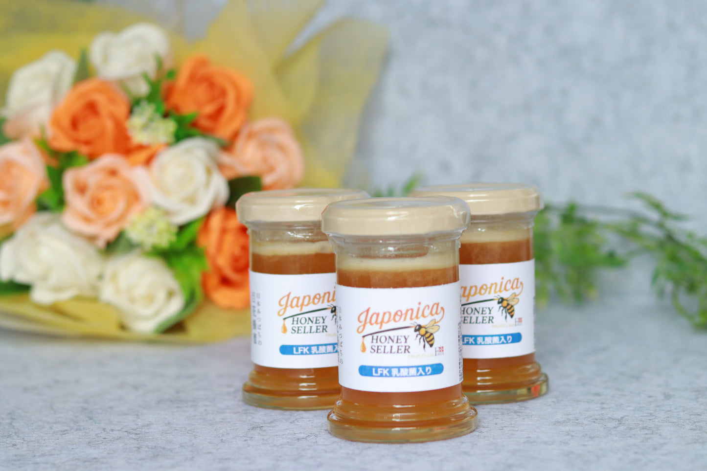 【LFK乳酸菌入り】超希少！純度100％
 日本みつばちの国産生蜂蜜 （大） 100g