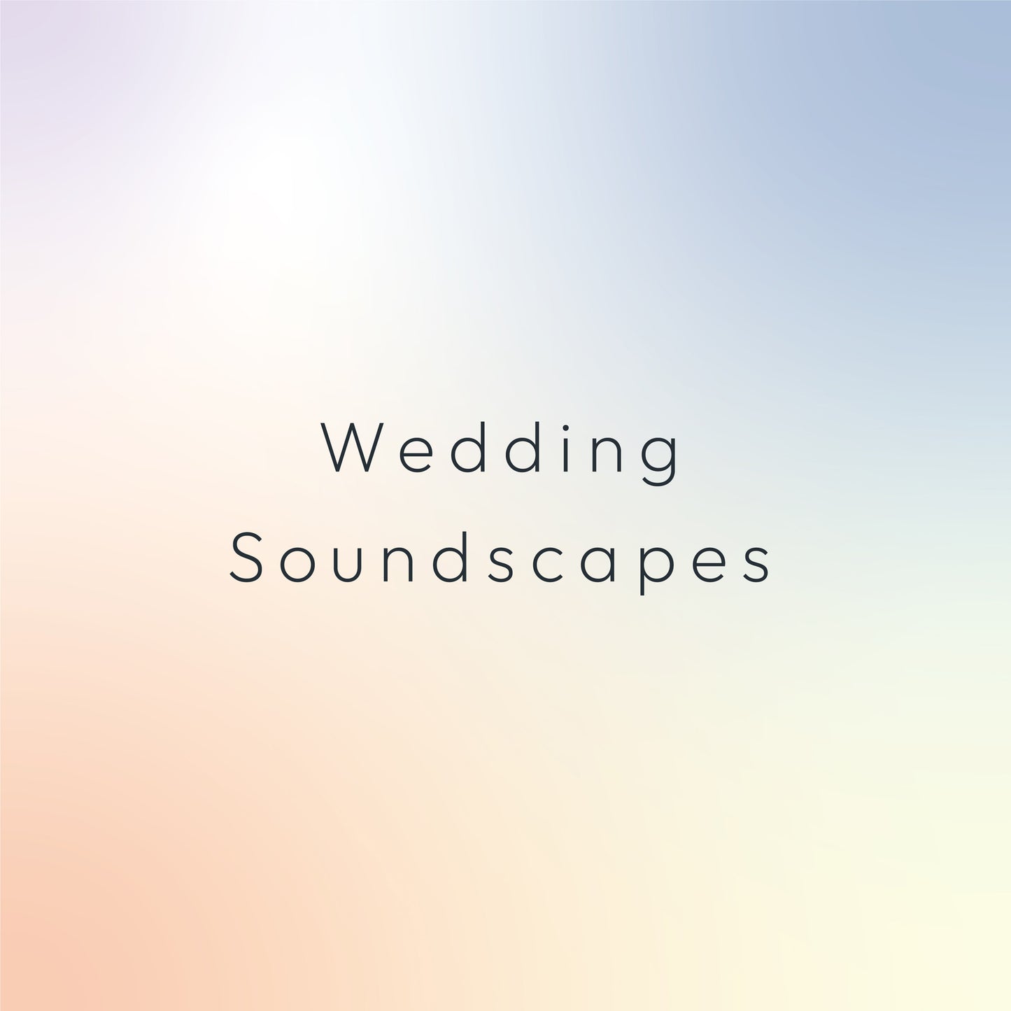 【CD】Wedding Soundscapes『Urban Melodies』結婚式BGM 洗練されたインストゥルメンタルで、心に残るウエディングを