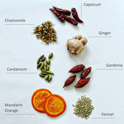 【バスハーブ】ESSENTIAL HERBAL BATH - ORIENTAL CITRUS - 2P【結婚式　ギフト　バスハーブ】
