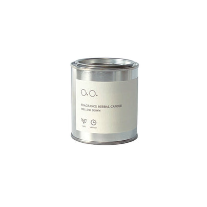 【キャンドル】FRAGRANCE HERBAL CANDLE - MELLOW DOWN -【結婚式　ギフト　キャンドル】