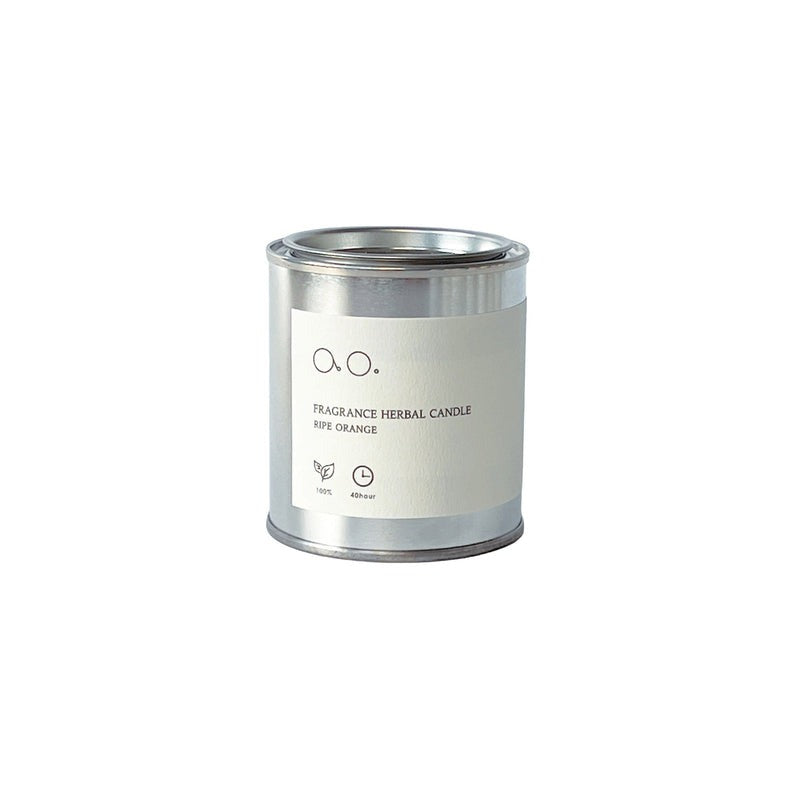 【キャンドル】FRAGRANCE HERBAL CANDLE - RIPE ORANGE -【結婚式　ギフト　キャンドル】