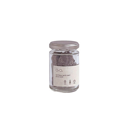 【バスソルト】NATURAL BATH SALT - BLACK RUBY - 100G【結婚式　ギフト　バスソルト】