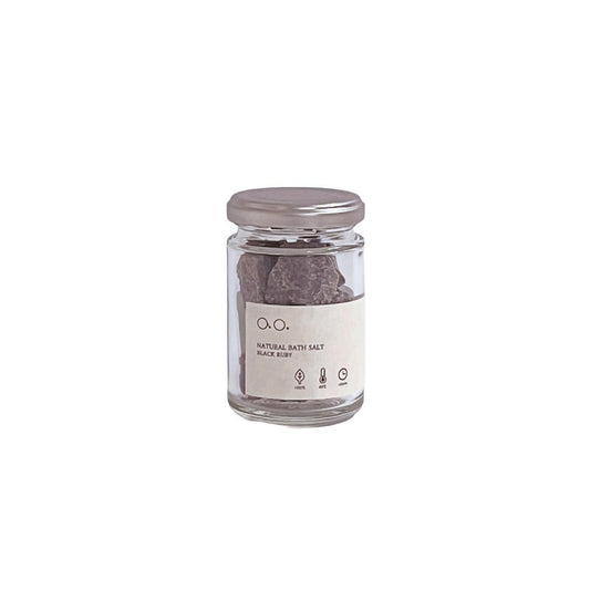 【バスソルト】NATURAL BATH SALT - BLACK RUBY - 100G【結婚式　ギフト　バスソルト】