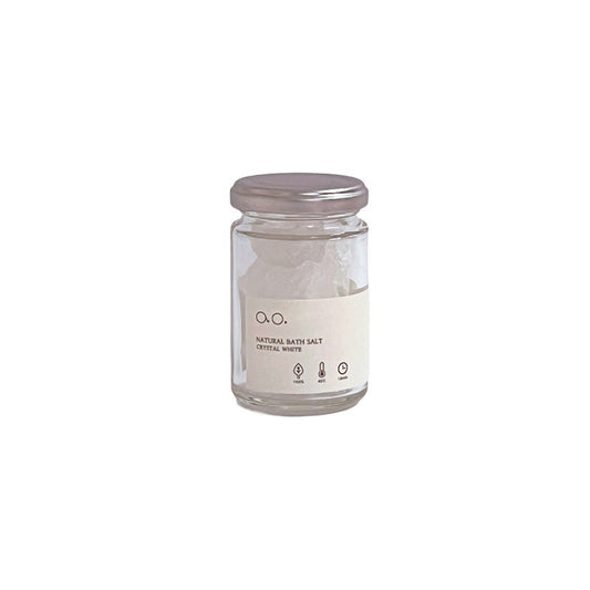 【バスソルト】NATURAL BATH SALT - CRYSTAL WHITE - 100G【結婚式　ギフト　バスソルト】