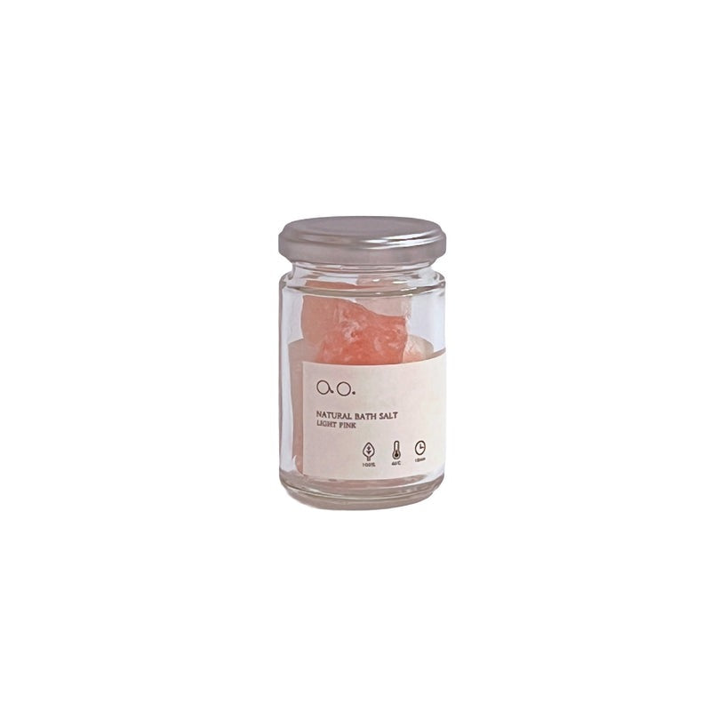 【バスソルト】NATURAL BATH SALT - LIGHT PINK - 100G【結婚式　ギフト　バスソルト】