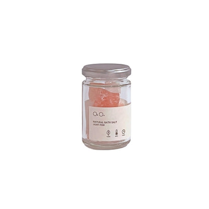 【バスソルト】NATURAL BATH SALT - LIGHT PINK - 100G【結婚式　ギフト　バスソルト】