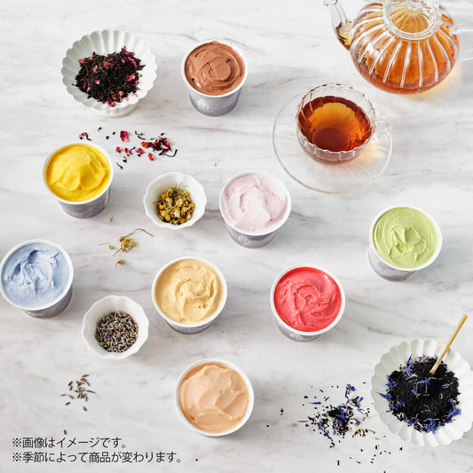 ティージェラートセット 8フレーバー【季節限定ジェラート2個入り】