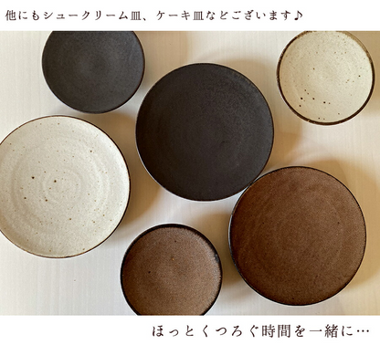 りら31cmロールケーキ皿 横幅31cm 角皿  ブラック
