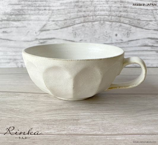 リンカ スープカップ 白練(ホワイト) 直径12cm