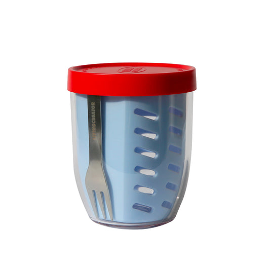 【サラダ/フルーツポット】KEEPERPOT 600ML RED / PASTEL BLUE【結婚式　ギフト　内祝い　生活雑貨　ランチボックス】