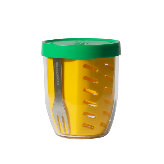 【サラダ/フルーツポット】KEEPERPOT 600ML GREEN / YELLOW【結婚式　ギフト　内祝い　生活雑貨　ランチボックス】