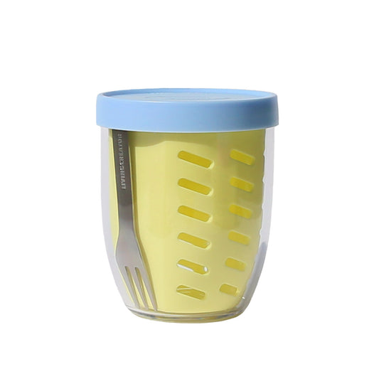 【サラダ/フルーツポット】KEEPERPOT 600ML PASTEL BLUE / LEMON【結婚式　ギフト　内祝い　生活雑貨　ランチボックス】