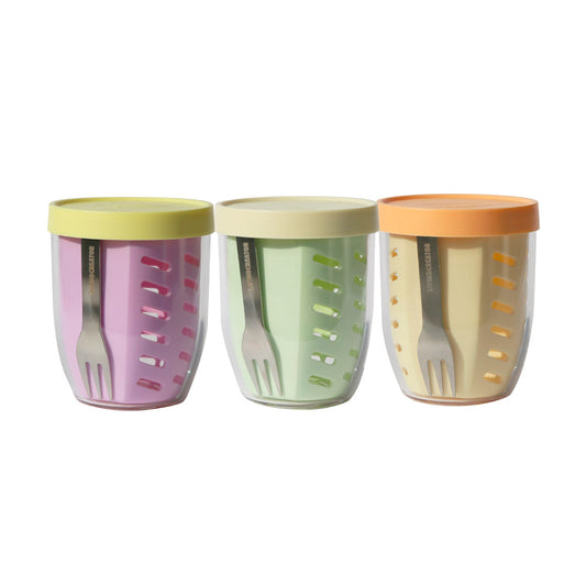 【サラダ/フルーツポット】KEEPER POT 3-PIECE SET PASTEL【結婚式　ギフト　内祝い　生活雑貨　ランチボックス】