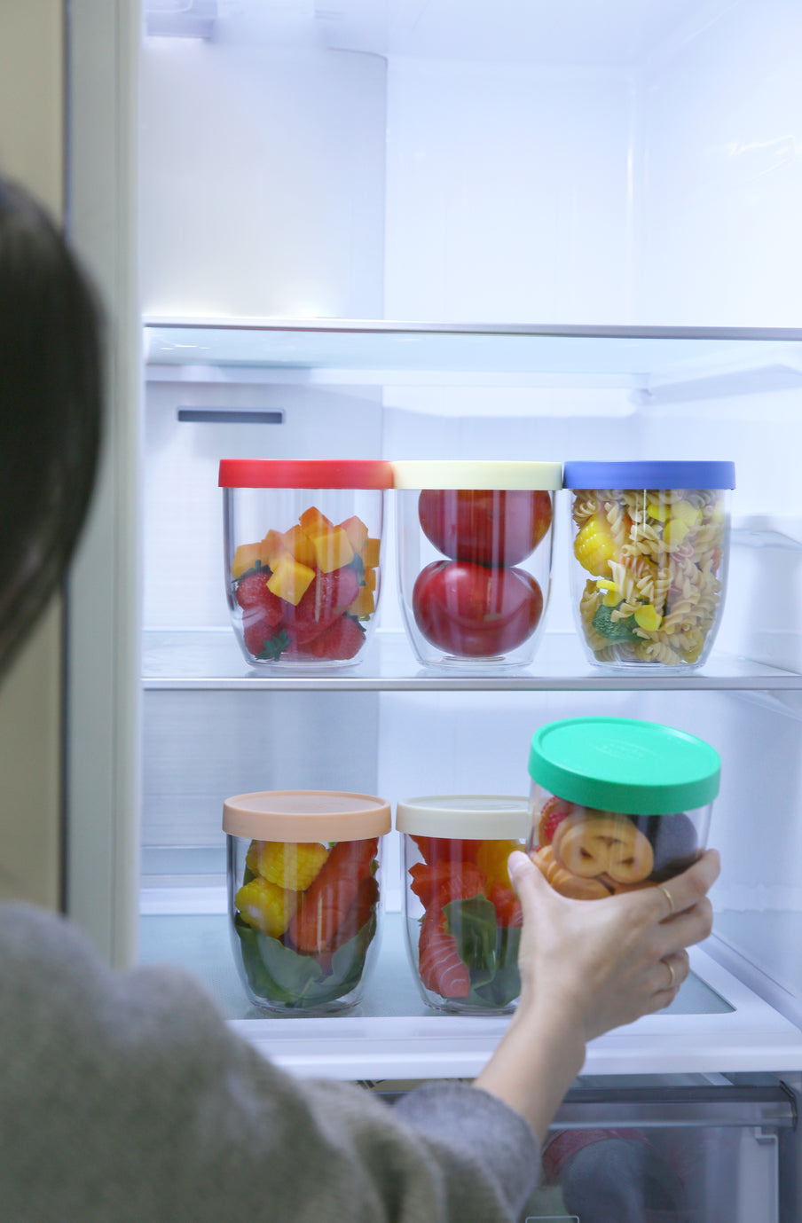 【サラダ/フルーツポット】KEEPER POT 3-PIECE SET VIVID【結婚式　ギフト　内祝い　生活雑貨　ランチボックス】