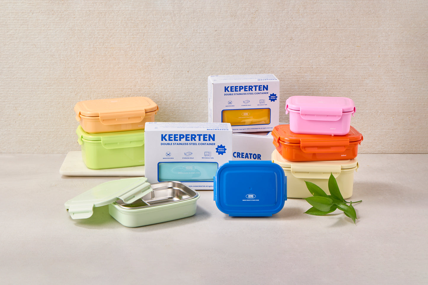 【ランチボックス】KEEPER TEN 1100ML IVORY 【結婚式　ギフト　内祝い　生活雑貨　ランチボックス】