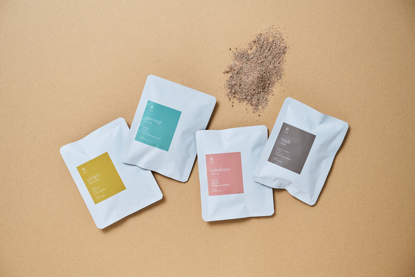 natural bath bag４種ギフトボックス【結婚式 ギフト 引き出物 入浴剤】