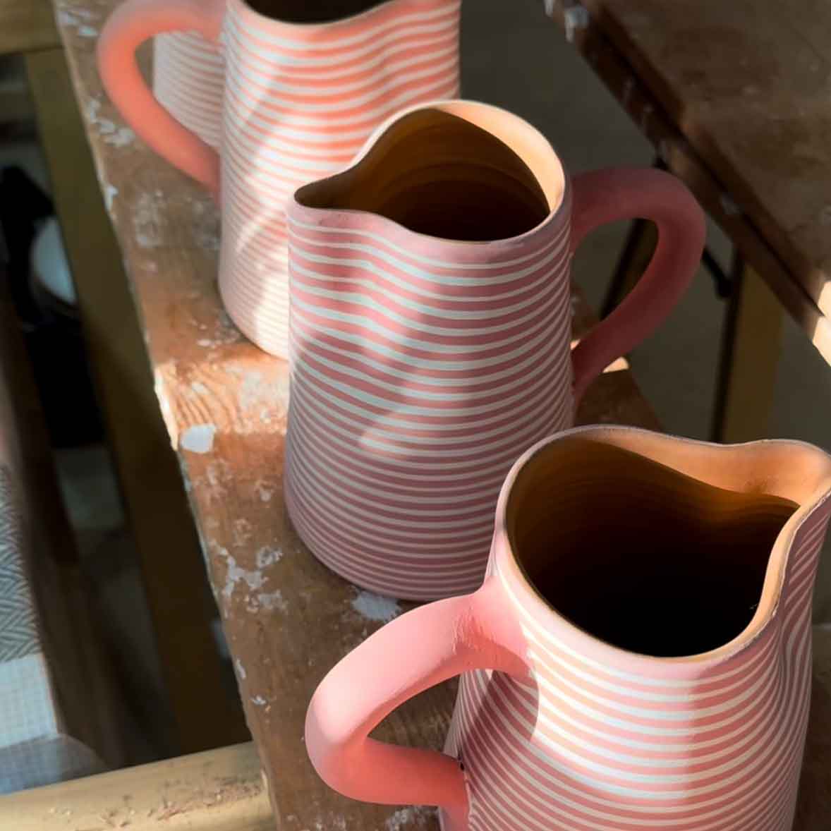 【花瓶・水差し】Casa Cubista ポルトガル直輸入 陶器ジャグ タンジェリン【結婚式 ギフト 雑貨】
