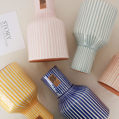 【花瓶・花器・オブジェ】Casa Cubista ポルトガル直輸入 陶器フラワーベース ブルー【結婚式　ギフト　インテリア雑貨】