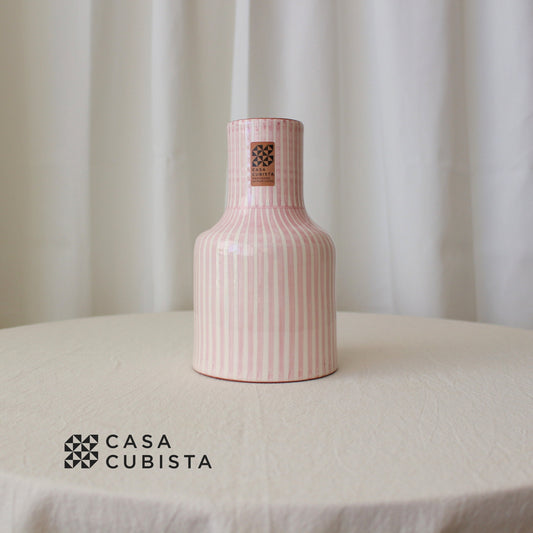 【花瓶・花器・オブジェ】Casa Cubista ポルトガル直輸入 陶器フラワーベース モーブ【結婚式　ギフト　インテリア雑貨】