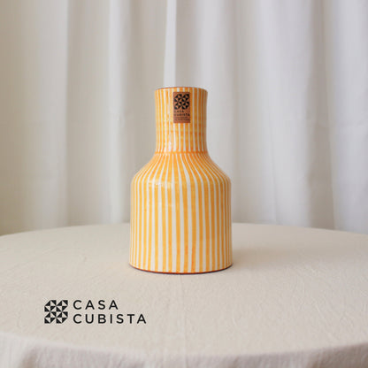 【花瓶・花器・オブジェ】Casa Cubista ポルトガル直輸入 陶器フラワーベース タンジェリン【結婚式　ギフト　インテリア雑貨】
