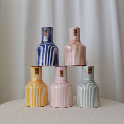 【花瓶・花器・オブジェ】Casa Cubista ポルトガル直輸入 陶器フラワーベース セージ【結婚式　ギフト　インテリア雑貨】