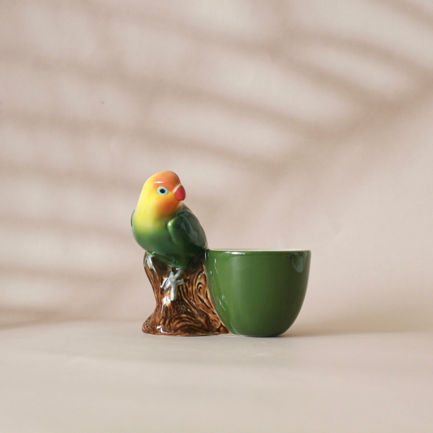 【エッグカップ】Quail Ceramics クエールセラミックス イギリス製 ボタンインコ エッグスタンド エッグポット【結婚式　鳥 ギフト 雑貨】
