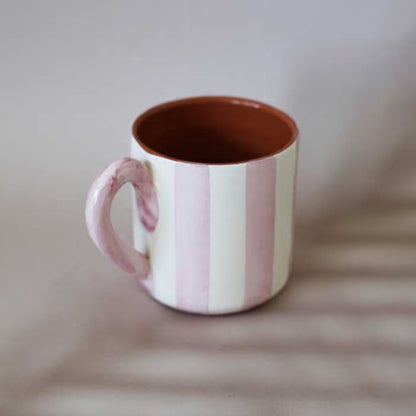 【マグ】Casa Cubista ストライプ マグカップ モーヴ (450ml)【結婚式 ギフト 雑貨】