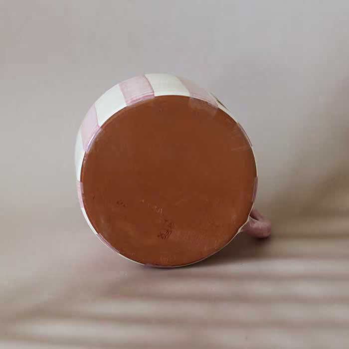 【マグ】Casa Cubista ストライプ フラットマグ モーヴ (450ml)【結婚式 ギフト 雑貨】