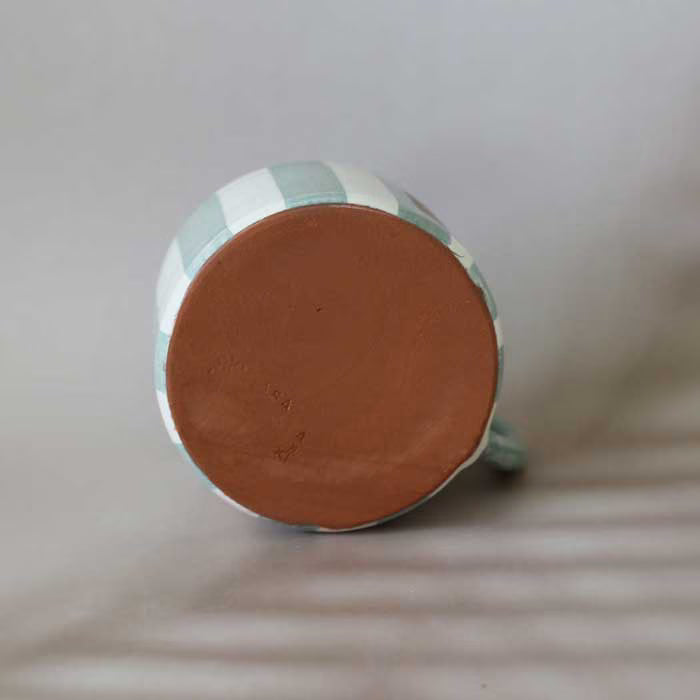 【マグ】Casa Cubista ストライプ フラットマグ セージ (450ml)【結婚式 ギフト 雑貨】