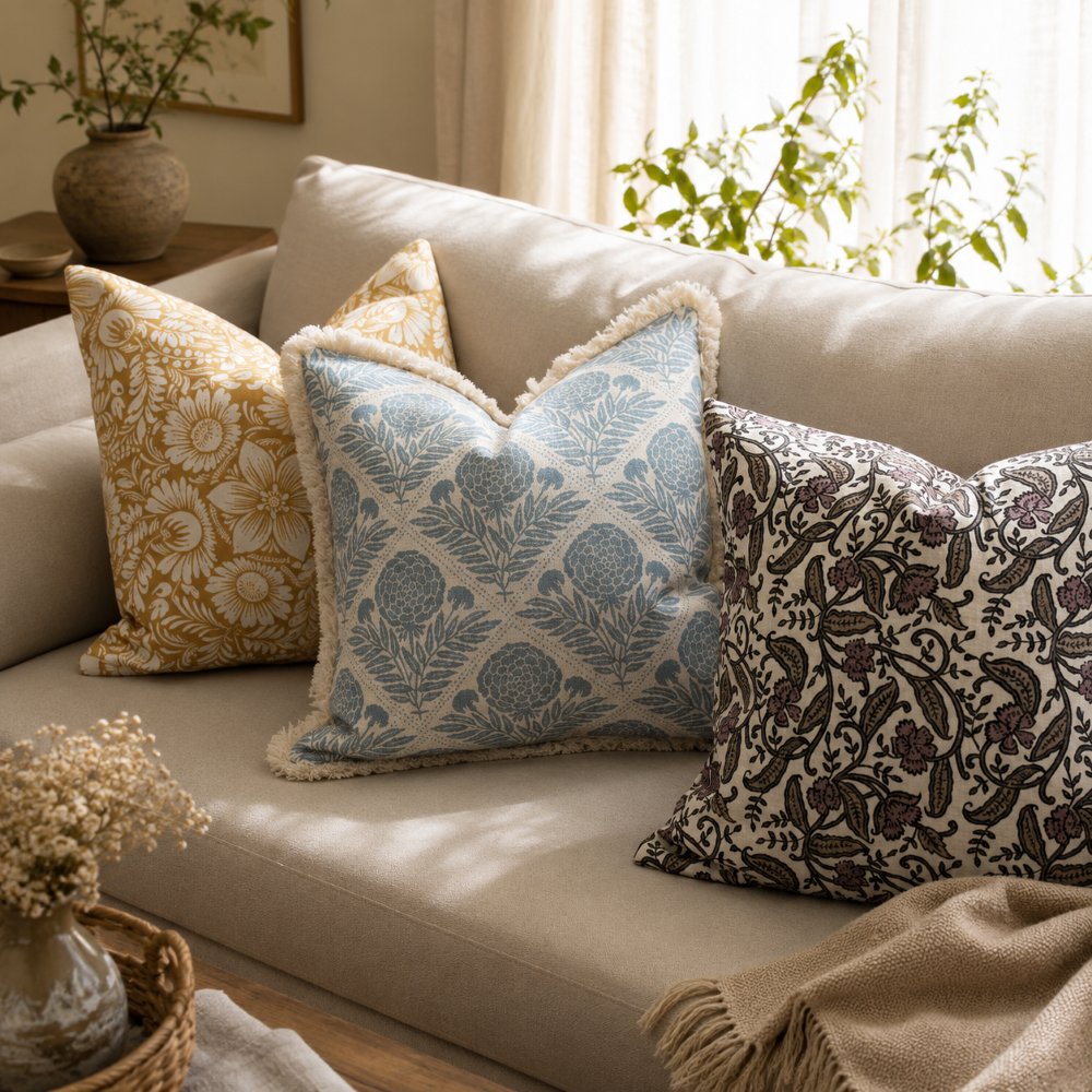 【クッションカバー】Casa de ivy オリジナル クッションカバー フローラル(D) 45×45【結婚式 ギフト インテリア雑貨】