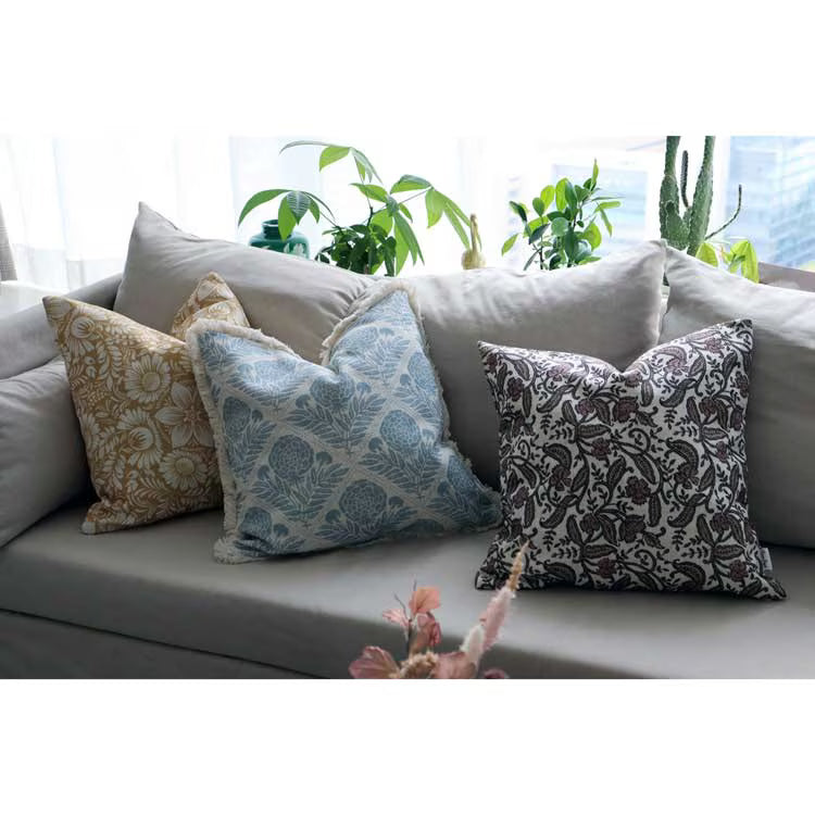 【クッションカバー】Casa de ivy オリジナル クッションカバー フローラル(B) 45×45【結婚式 ギフト インテリア雑貨】