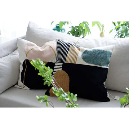 【クッションカバー】Casa de ivy オリジナル クッションカバー ジオメトリー(B) 45×45【結婚式 ギフト インテリア雑貨】