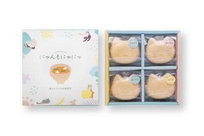 にゃんもにゃにゃ　猫のもなかのお味噌汁