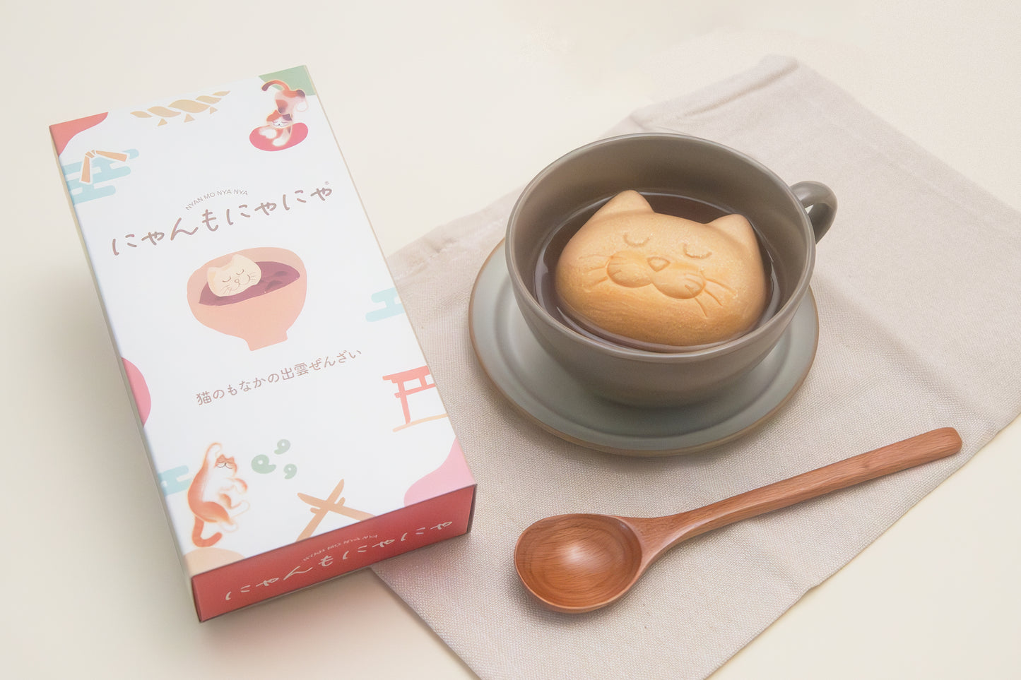 にゃんもにゃにゃ 猫のもなかの出雲ぜんざい