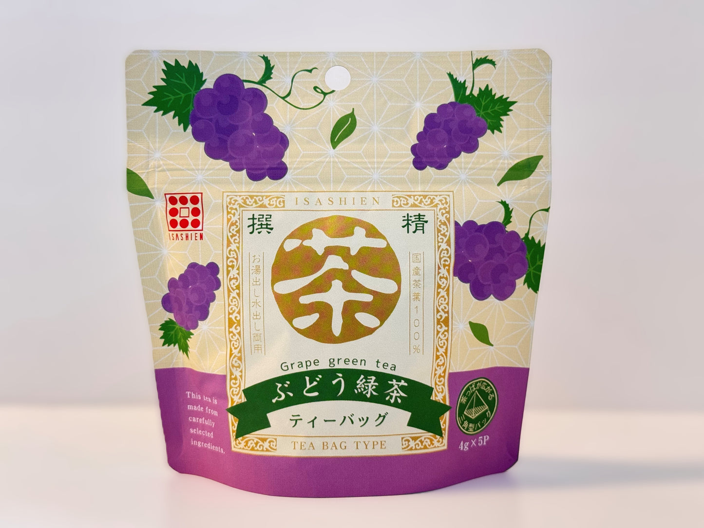 【丸茶シリーズmini 三角ティーバッグ ぶどう緑茶】 〔お茶 ギフト 贈答 人気商品 フレーバー〕