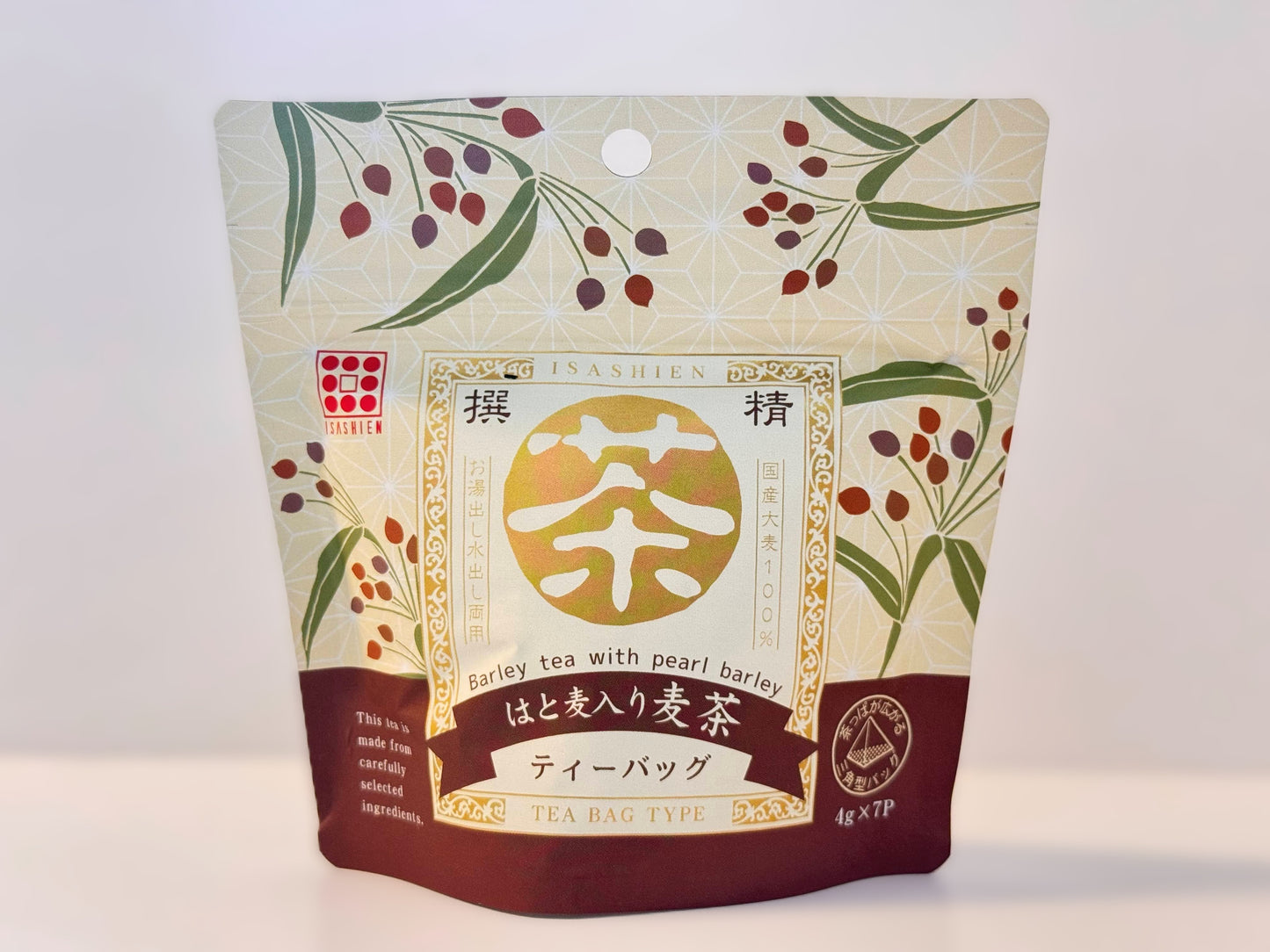 【丸茶シリーズmini 三角ティーバッグ はと麦入麦茶】自家焙煎麦茶 〔お茶 ギフト 贈答 人気商品〕