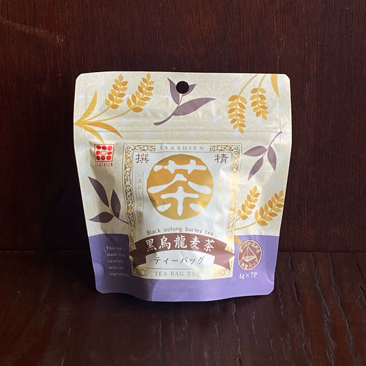 【丸茶シリーズmini 三角ティーバッグ 黒烏龍麦茶】自家焙煎黒烏龍麦茶 〔お茶 ギフト 贈答 人気商品〕