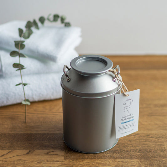 ミルク缶入り洗濯粉洗剤・オリジナル・800g【結婚式　引き出物　ギフト】