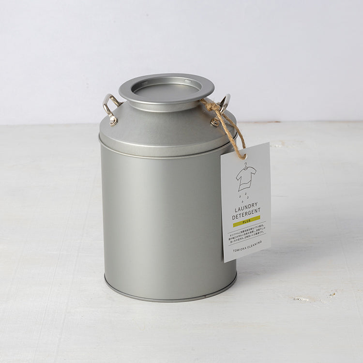 ミルク缶入り洗濯粉洗剤・プラス・800g【結婚式　引き出物　ギフト】