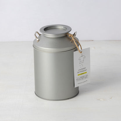 ミルク缶入り洗濯粉洗剤・プラス・800g【結婚式　引き出物　ギフト】