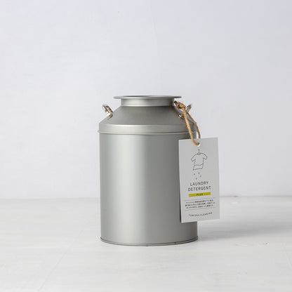 ミルク缶入り洗濯粉洗剤・プラス・800g【結婚式　引き出物　ギフト】