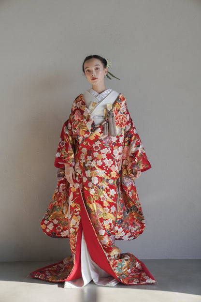花纏う慶瑞【結婚式 和装 色打掛 レンタル】