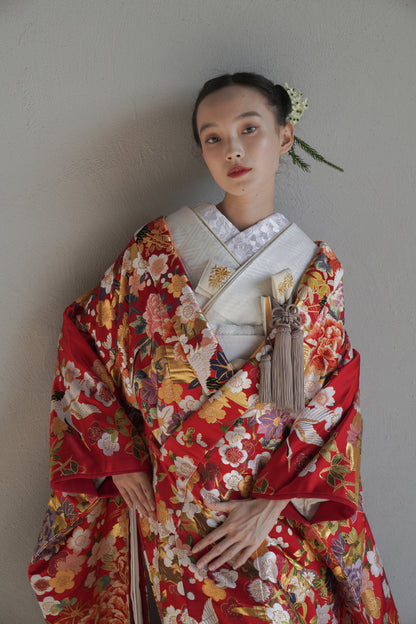 花纏う慶瑞【結婚式 和装 色打掛 レンタル】