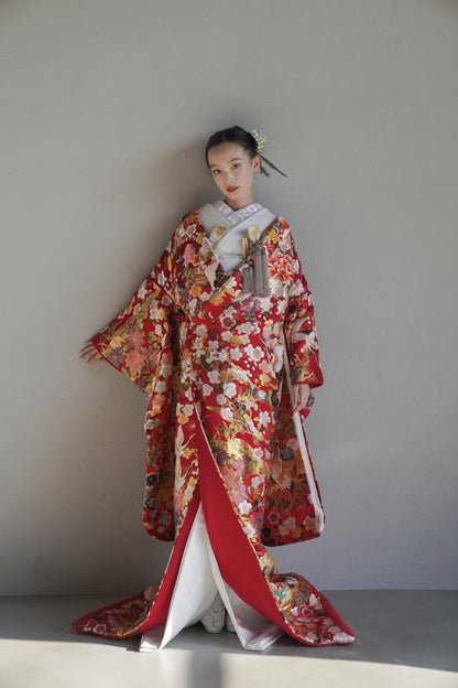 花纏う慶瑞【結婚式 和装 色打掛 レンタル】